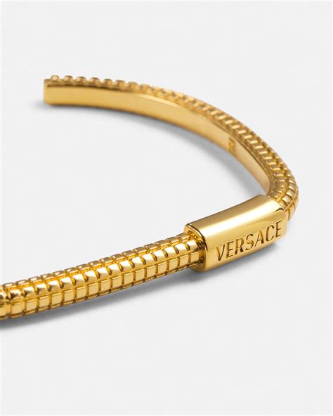 brazalete versace oro|Brazalete Greca Oro .